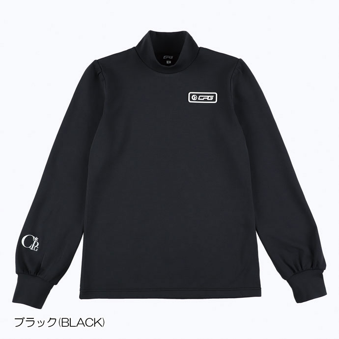 CPG GOLF シーピージーゴルフ モックネック フリル シャツ カットソー
