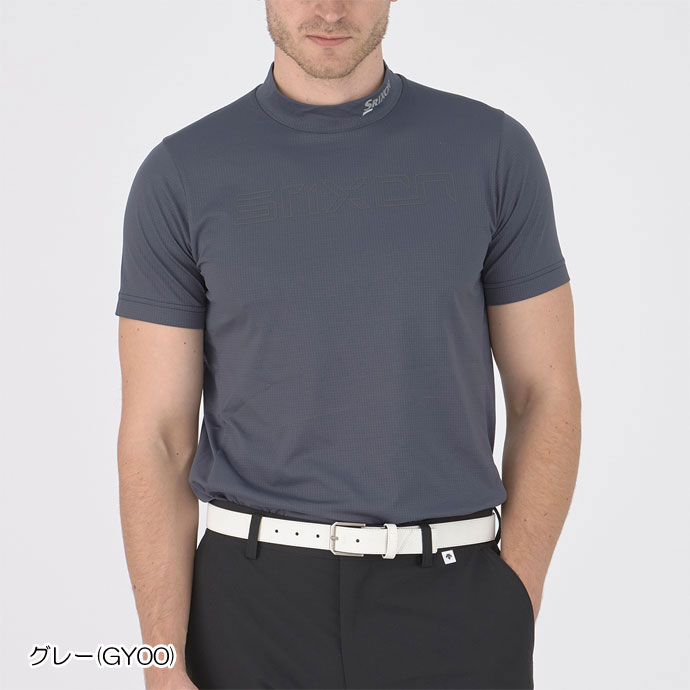 ゴルフ スリクソン 松山プロ・星野プロ共同開発 ロゴデザインモックネックシャツ RGMXJA02