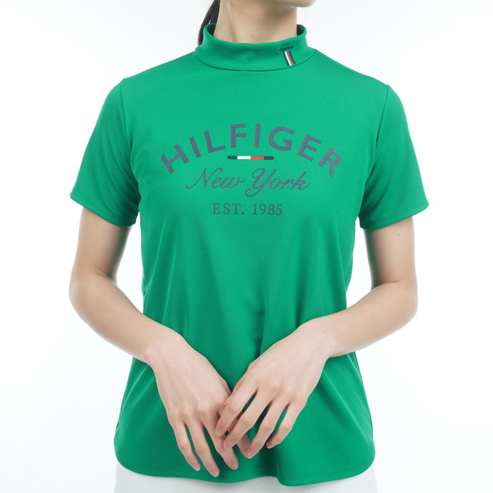 ゴルフ レディース/女性用 トミーヒルフィガー アーチロゴ モックネックシャツ THLA312