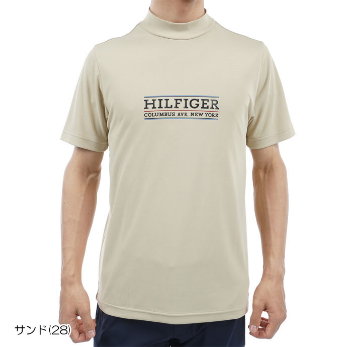 ゴルフ トミーヒルフィガー フロントロゴ半袖モックネックシャツ THMA404 | TOMMY HILFIGER GOLF | 02