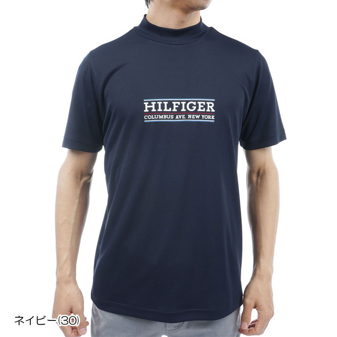 ゴルフ トミーヒルフィガー フロントロゴ半袖モックネックシャツ THMA404 | TOMMY HILFIGER GOLF | 03