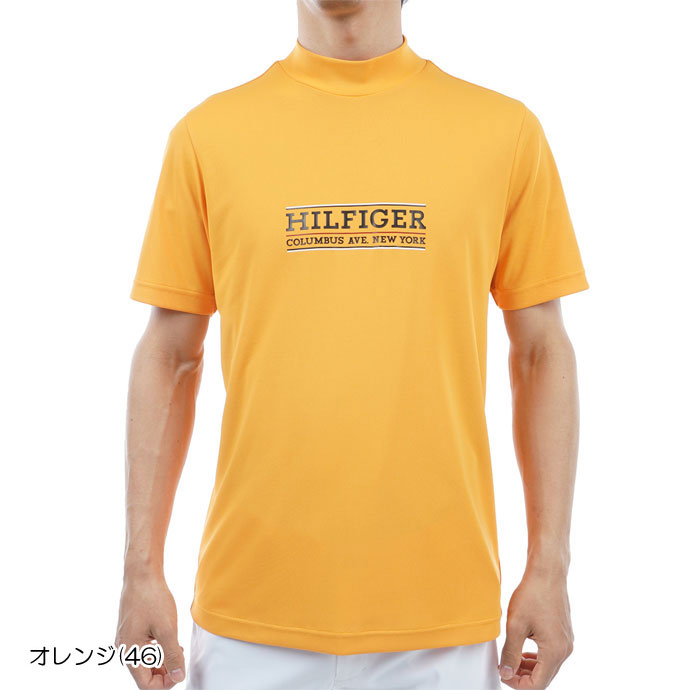 ゴルフ トミーヒルフィガー フロントロゴ半袖モックネックシャツ THMA404 | TOMMY HILFIGER GOLF | 04