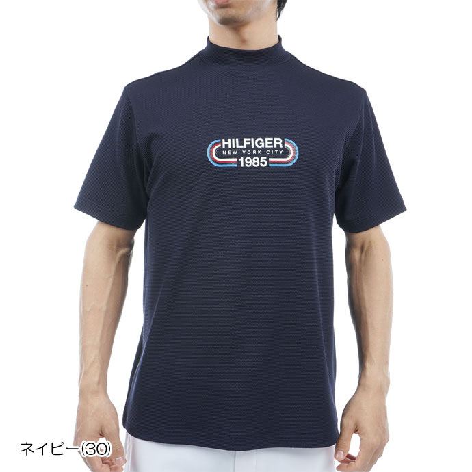 ゴルフ トミーヒルフィガー トラックグラフィック半袖モックネックシャツ THMA416 | TOMMY HILFIGER GOLF | 02