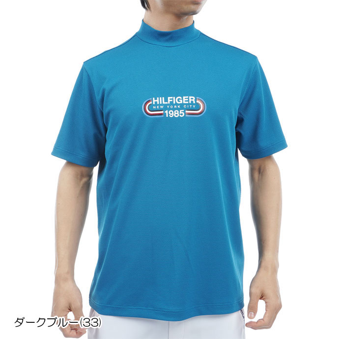 ゴルフ トミーヒルフィガー トラックグラフィック半袖モックネックシャツ THMA416 | TOMMY HILFIGER GOLF | 03