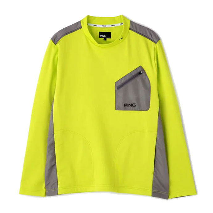 新品 ping ピン ブルゾン ジップ イエロー ハイネック ゴルフウェア PING（ピン） ゴルフ フリースハイネックシャツ 6211241001 ゴルフ