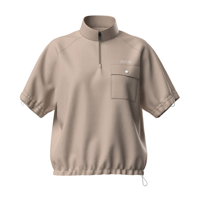 PXG レディース ゴルフウェア Tシャツ 半袖 ハーフハイネック 2色 PXG レディース ゴルフウェア Tシャツ 半袖 ハーフハイネック 2色