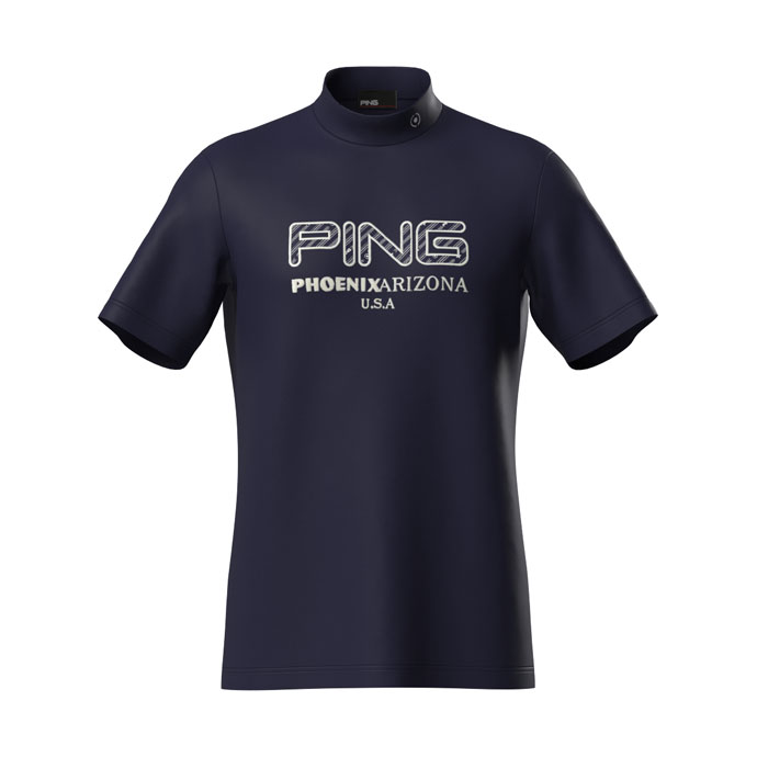 PING（ピン） （クリアランス）ゴルフウェア メンズ アップリケ半袖