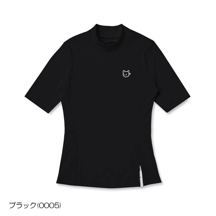 WAAC ゴルフ レディース ワック 半袖モックネック 072254061 秋 冬