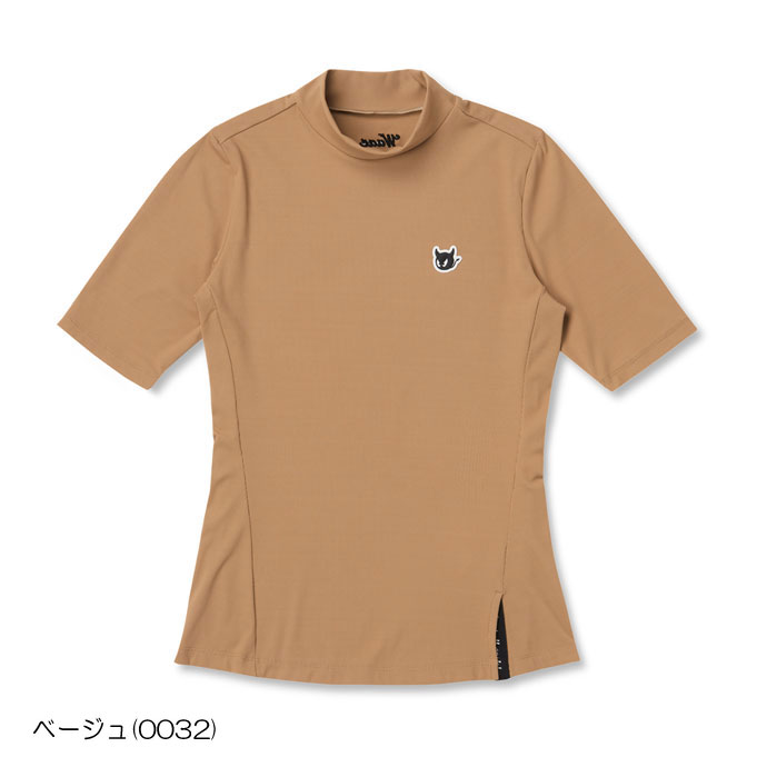 WAAC ゴルフ レディース ワック 半袖モックネック 072254061 秋 冬