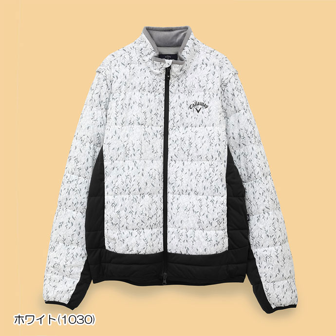 美品 キャロウェイ フルジップ中綿ブルゾン L キャロウェイ ゴルフ