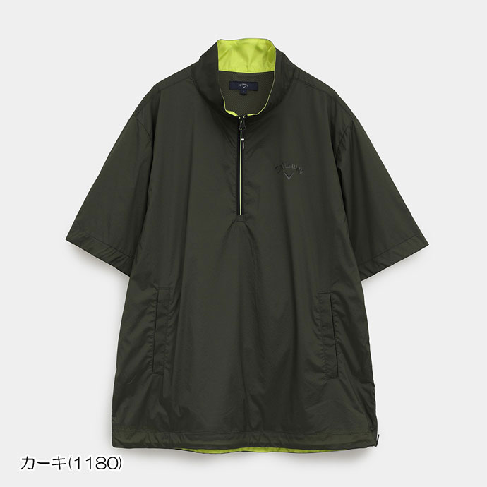 Callaway（キャロウェイ） ゴルフ メンズ 半袖ハーフジップブルゾン
