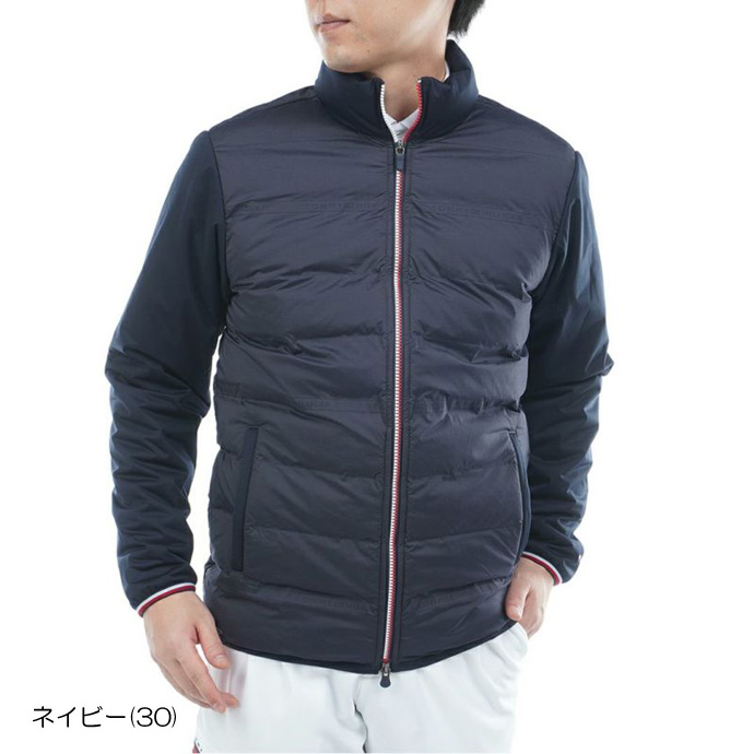 [トミーヒルフィガーゴルフ] メンズ ロゴ入り接結キルト 中綿ジャケット TOMMY HILFIGER GOLF（トミー ヒルフィガー ゴルフ） ゴルフ メンズ