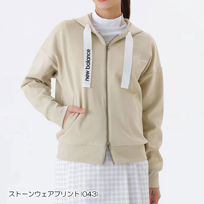 New Balance ゴルフ レディースプルオーバー　大きいサイズLLベージュ New Balance Golf（ニューバランスゴルフ） ゴルフ レディース