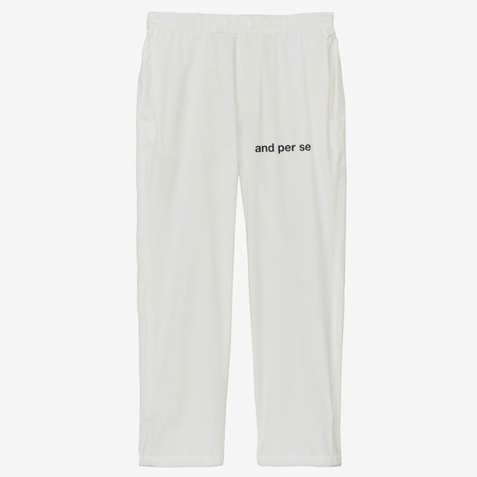 and per se ホワイトパンツ ロゴ刺繍入り 週末お値下げ アンパスィ メンズパンツのおすすめ人気商品一覧 通販 - Yahoo