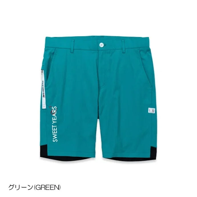 【特価／即納】2024春夏 SY32 GOLF メンズ RECYCLE WOVEN OX STRETCH SHORTS SYG-24S35 日本正規品 ショートパンツ ハーフパンツ SY32 by SWEET YEARS ゴルフ SY32 RECYCLE WOVEN OX