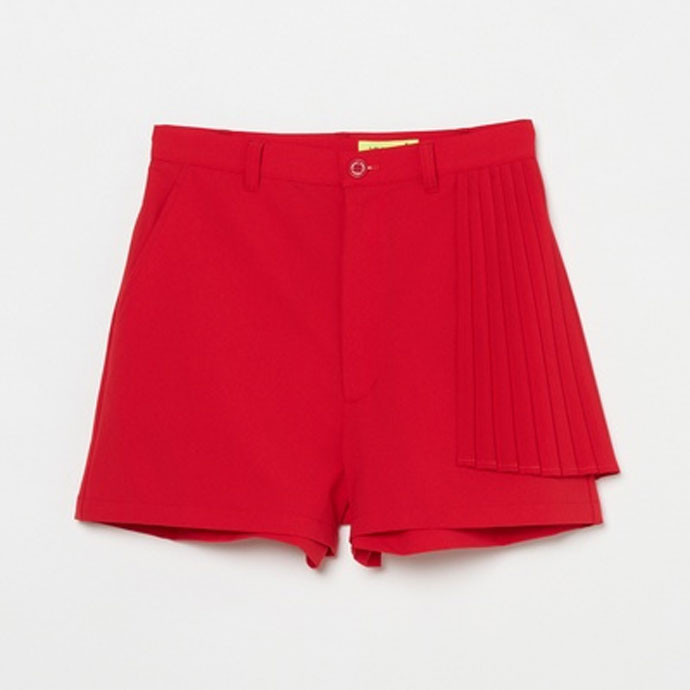 ゴルフウエア レディース ビバハート プリーツショートパンツ 春 夏 26SS_2