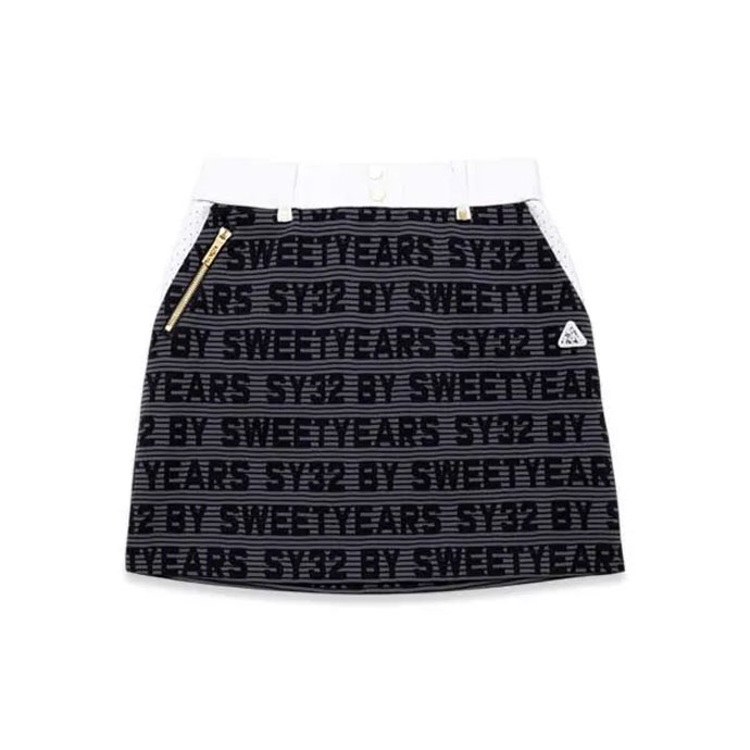 SY32 BY SWEET YEARS ゴルフスカート ブラック　sサイズ SY32 by SWEET YEARS ゴルフ スカート｜レディースウエア