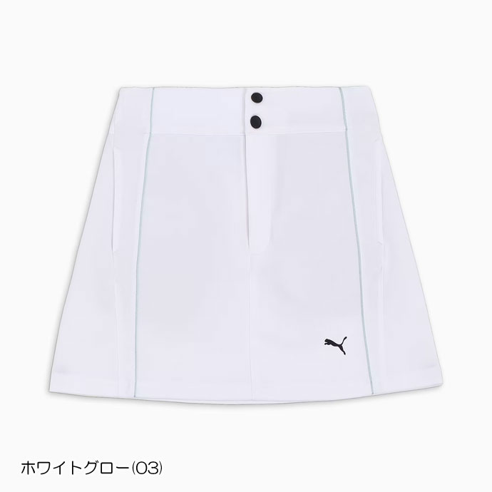 ゴルフ レディース/女性用 プーマ ダブルニットサイドラインスカート 627723｜leftygolf｜04
