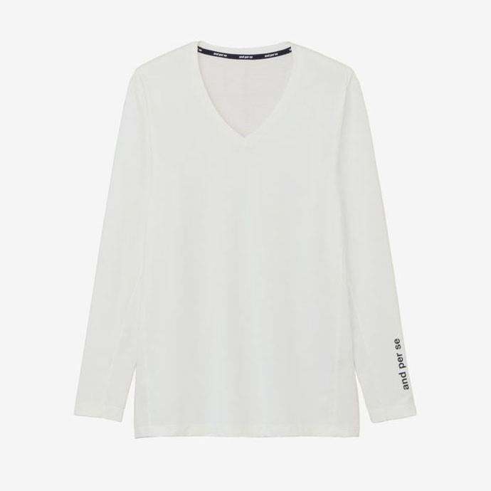 【men's】and per se ゴルフウェア インナー LL and per se（アンパスィ） ゴルフ メンズ COOL is COOL Vネック