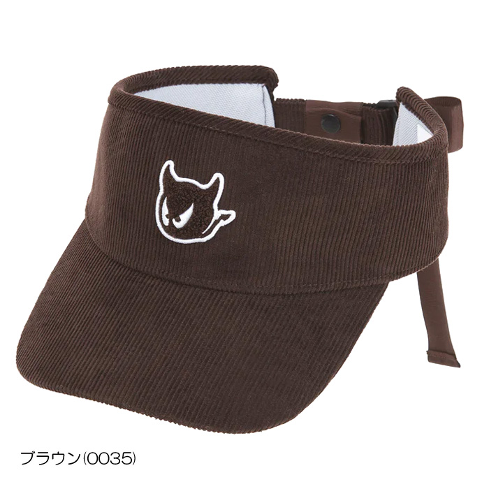 WAAC ゴルフ レディース ワック リボンバイザー 072254838 秋 冬
