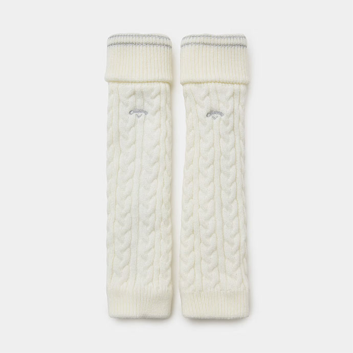 Callaway レディース M ホワイト ベストとレッグウォーマー Callaway（キャロウェイ） ゴルフ レディース レッグウォーマー