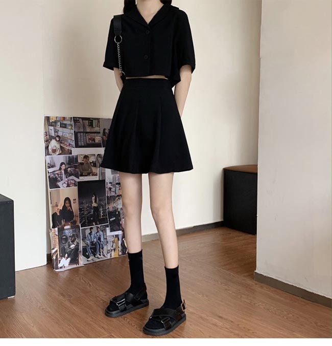 【新品】CLASS CCCA06UNI A 堀切sade 定価84,700円 ミニスカート Aライン レディース プリーツスカート ショート丈