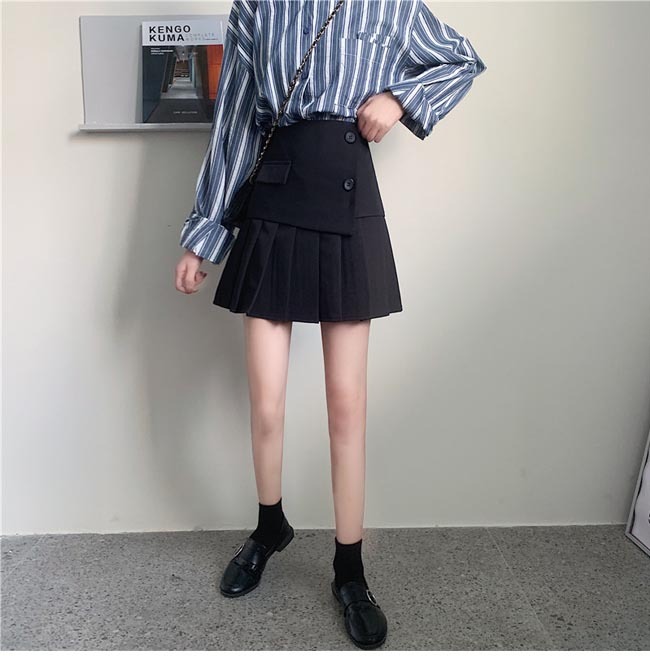 プリーツスカート ミニ丈 レディース ミニスカート 秋 スカート