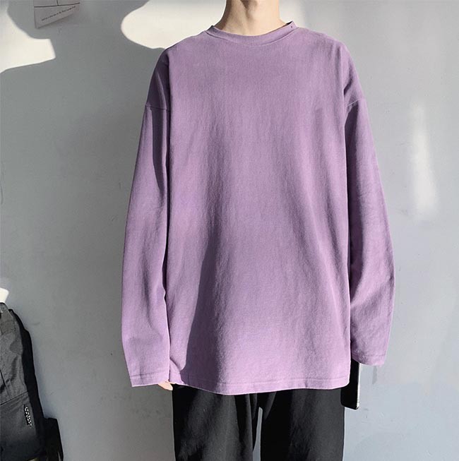 トップス シンプル カットソー 長袖tシャツ ゆったり 無地tシャツ メンズ 長袖 Tシャツ 薄手 送料無料 重ね着 春秋 カジュアルtシャツ Tシャツ 超人気 Www Quartzhotel Mx