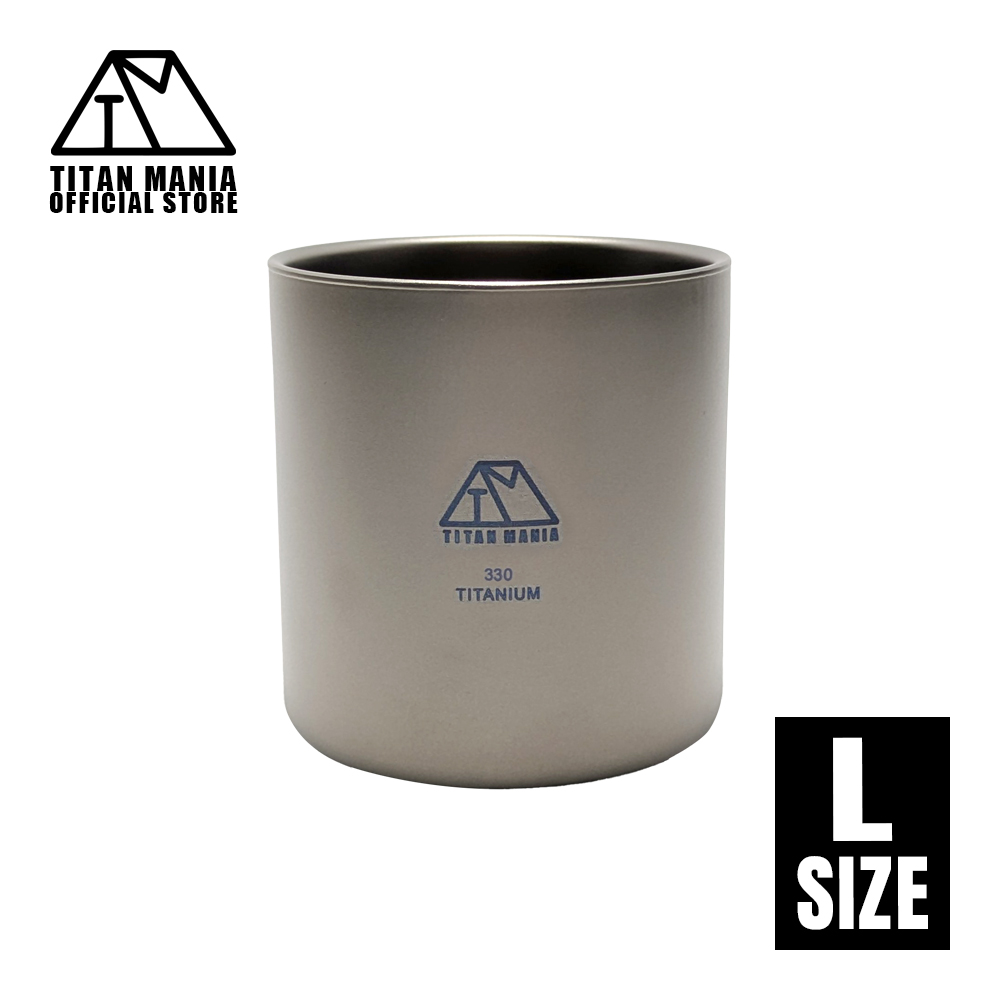 TITAN MANIA（チタンマニア） ダブルウォールカップ 330ml Lサイズ