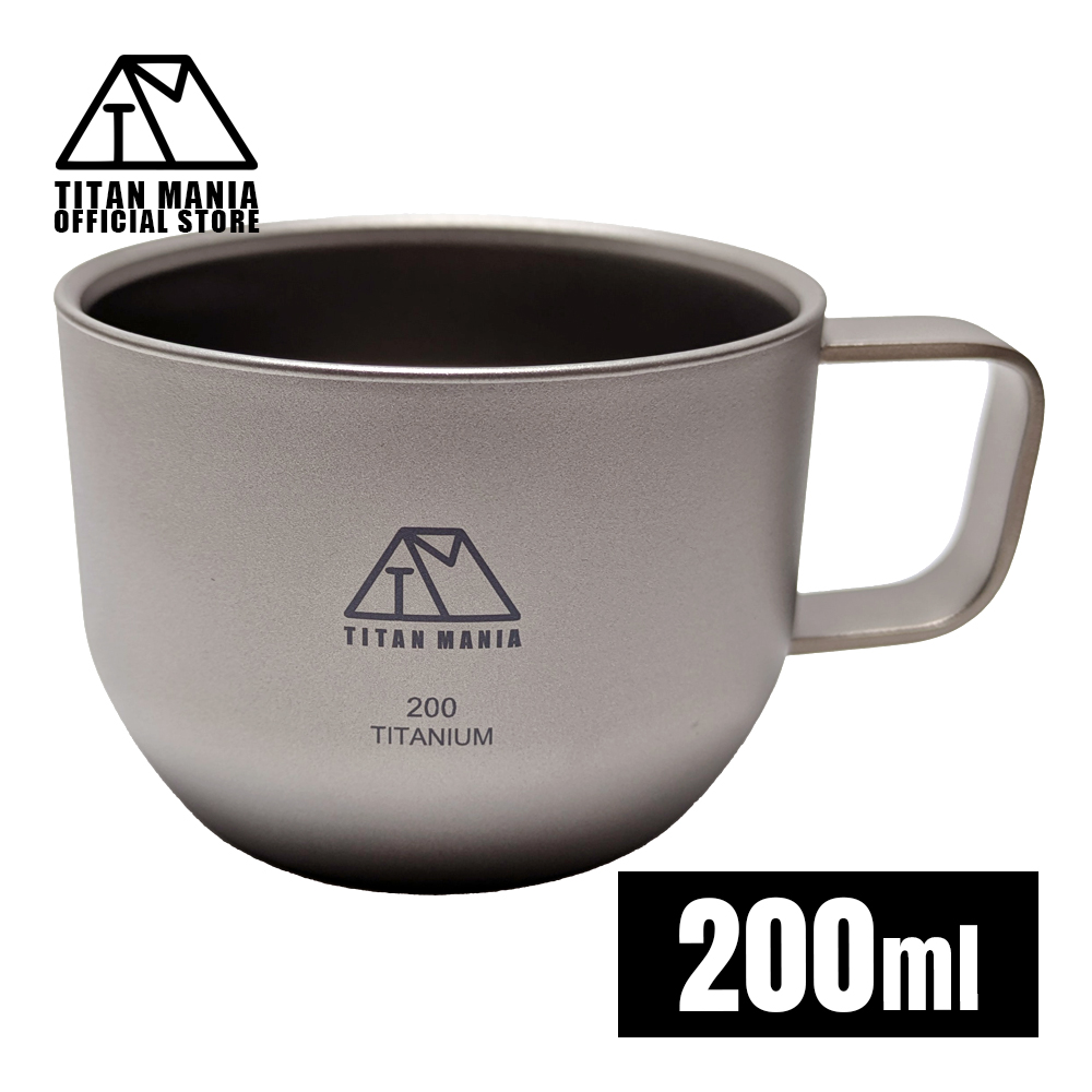 TITAN MANIA（チタンマニア） チタンマグカップ コーヒーカップ 200ml