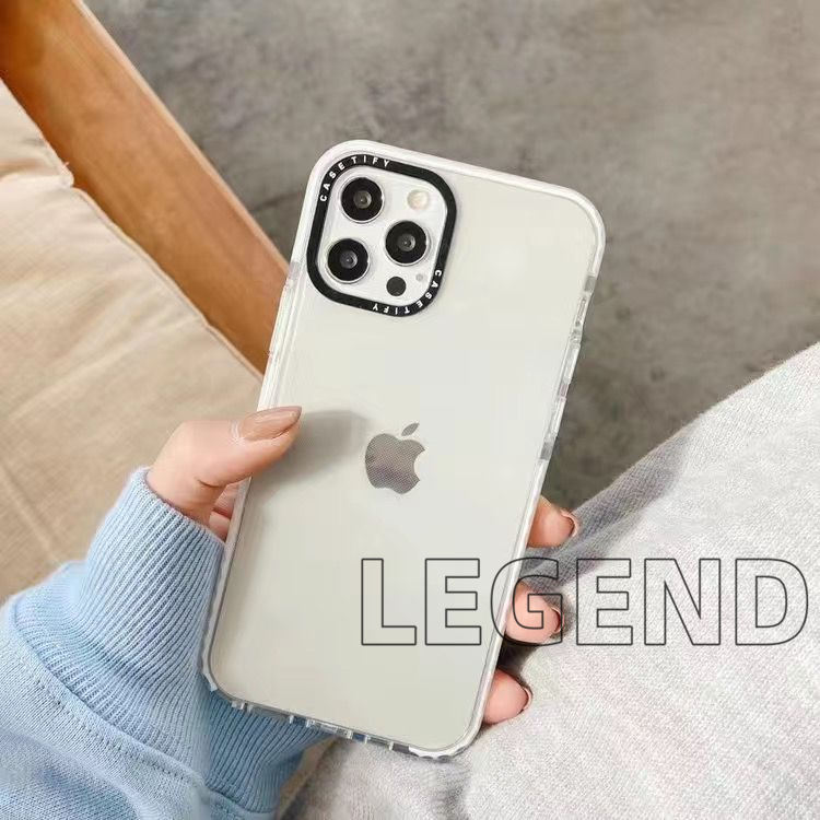 スマホケース casetify iPhoneケース 無地 クリア 携帯ケース 透明 耐 