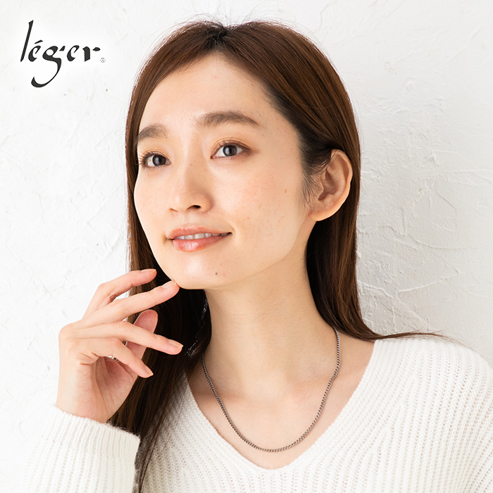 チェーン ネックレス チタン 喜平 45cm 2.9mm幅 フック キヘイ レディース メンズ シンプル 日本製 金属アレルギー対応 44cm 43cm 42cm 41cm MD45F | ブランド登録なし | 01