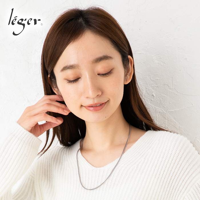 チェーン ネックレス チタン 喜平 55cm 2.9mm幅 フック キヘイ レディース メンズ シンプル 日本製 金属アレルギー対応 54cm 53cm 52cm 51cm MD55F | ブランド登録なし | 01