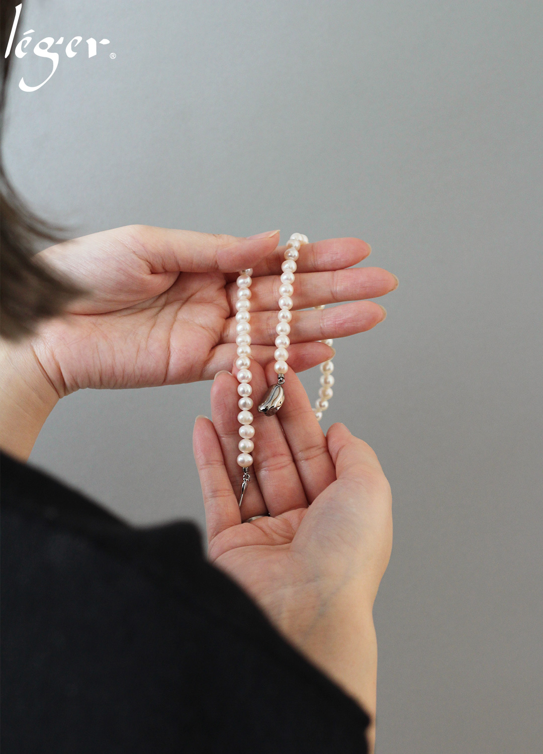 leger（レジエ） 【20%OFFクーポン配布】 淡水パール ネックレス 42cm