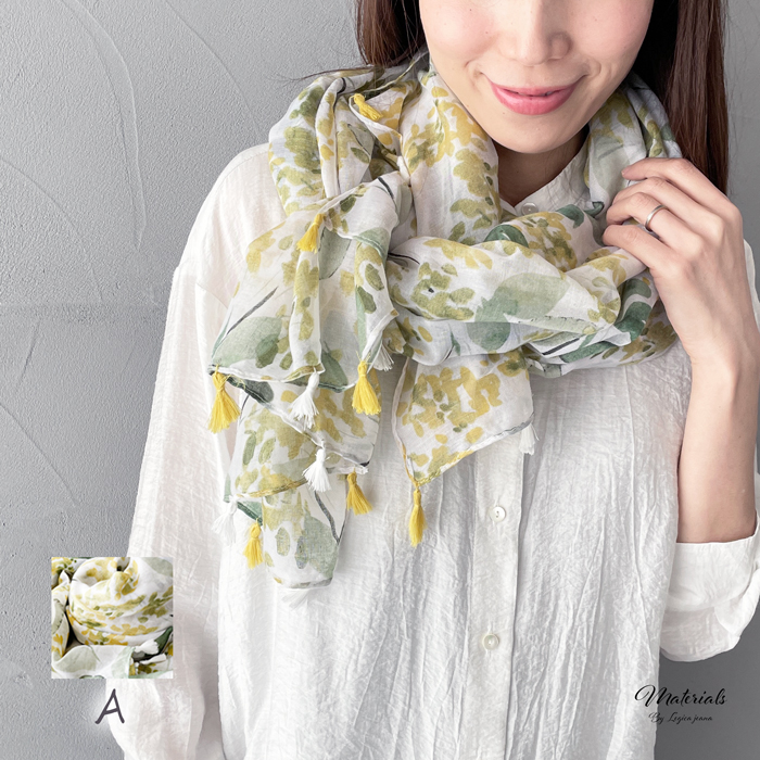 ストール レディース 大判 薄手 花柄 小花柄 上品 おしゃれ かわいい