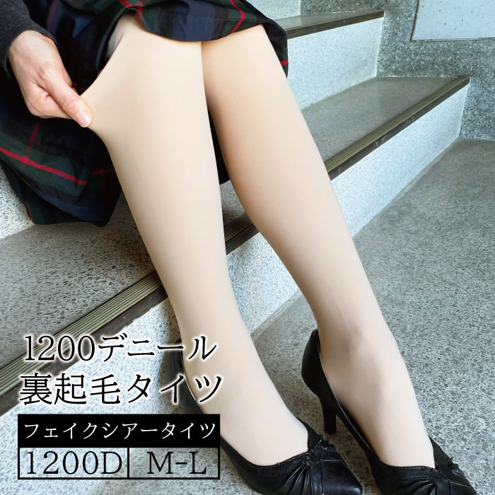 REGART（レガルト） フェイクタイツ 1200デニール 裏起毛 メール便1足