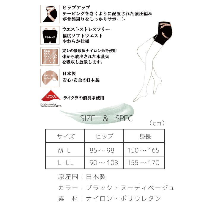 REGART（レガルト） メール便1足まで 極美骨盤 骨盤サポート設計