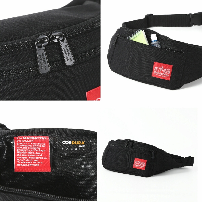 マンハッタンポーテージ　ブラックレーベル　ボディバッグ　ウエストポーチ Manhattan Portage BLACK LABEL マンハッタンポーテージ ブラック
