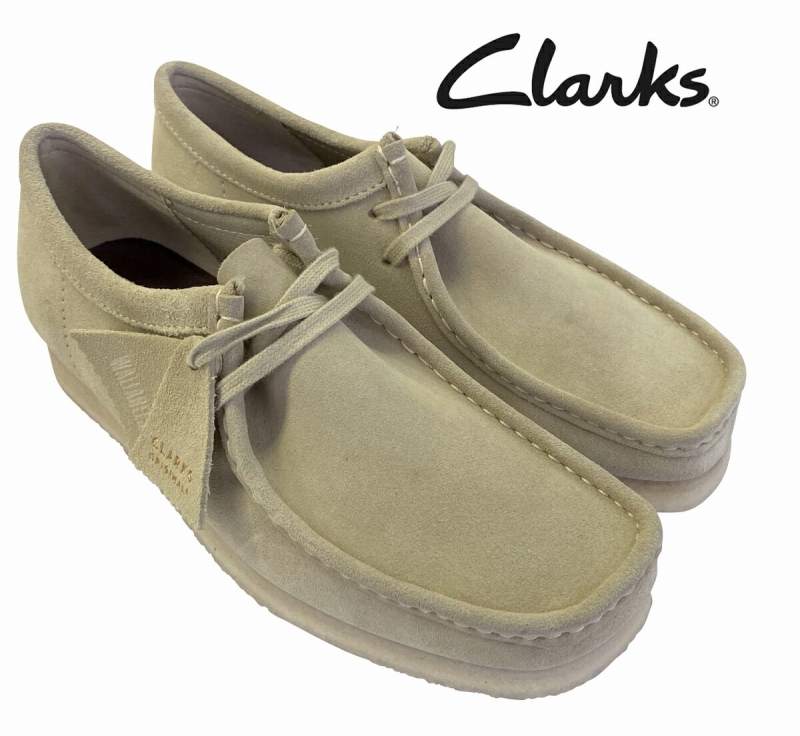 クラークス オリジナルス ワラビー ローカット メンズ メイプル スエード CLARKS ORIGINALS WALLABEE LOW  品番「26155515」UK規格★サイズ交換片道送料無料★