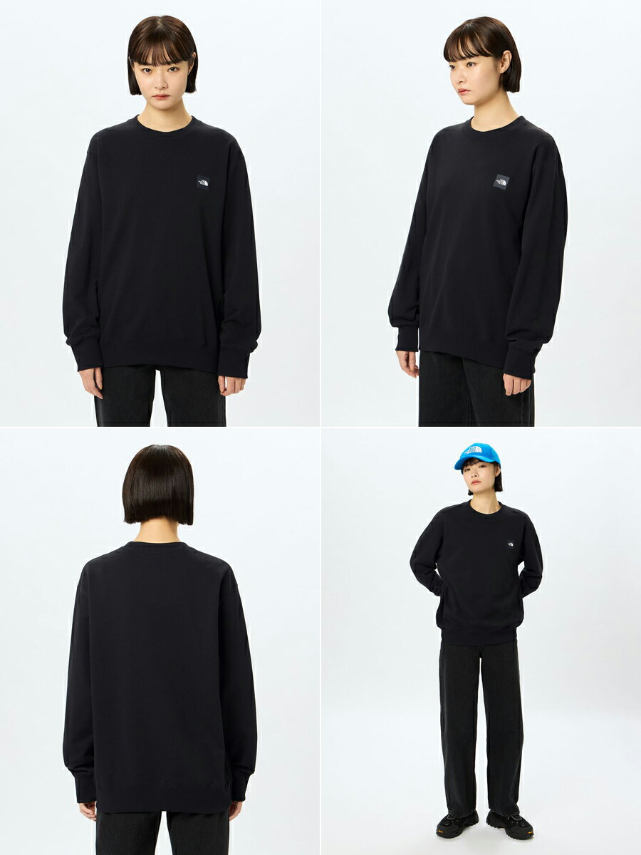 THE NORTH FACE（ザ ノースフェイス） ヘザーロゴクルーTHE NORTH FACE 