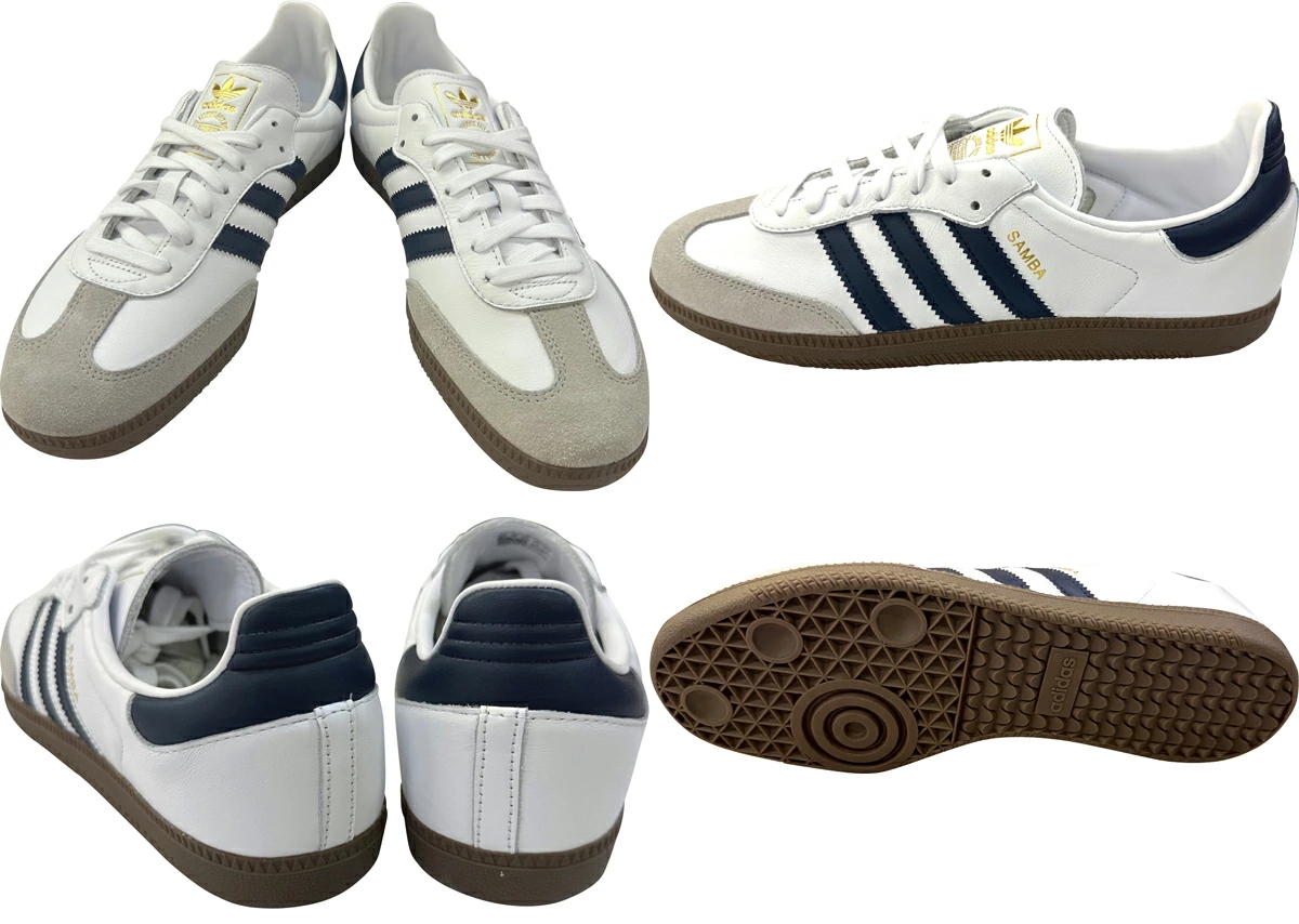 adidas SAMBA OG アディダス サンバ WHITE/BLACK「B75806」BLACK
