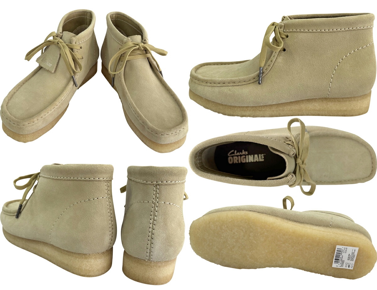 クラークス ワラビーブーツ CLARKS WALLABEE メープルスウェード Wallabee Boot. / レディース ワラビーブーツ （メープルスエード