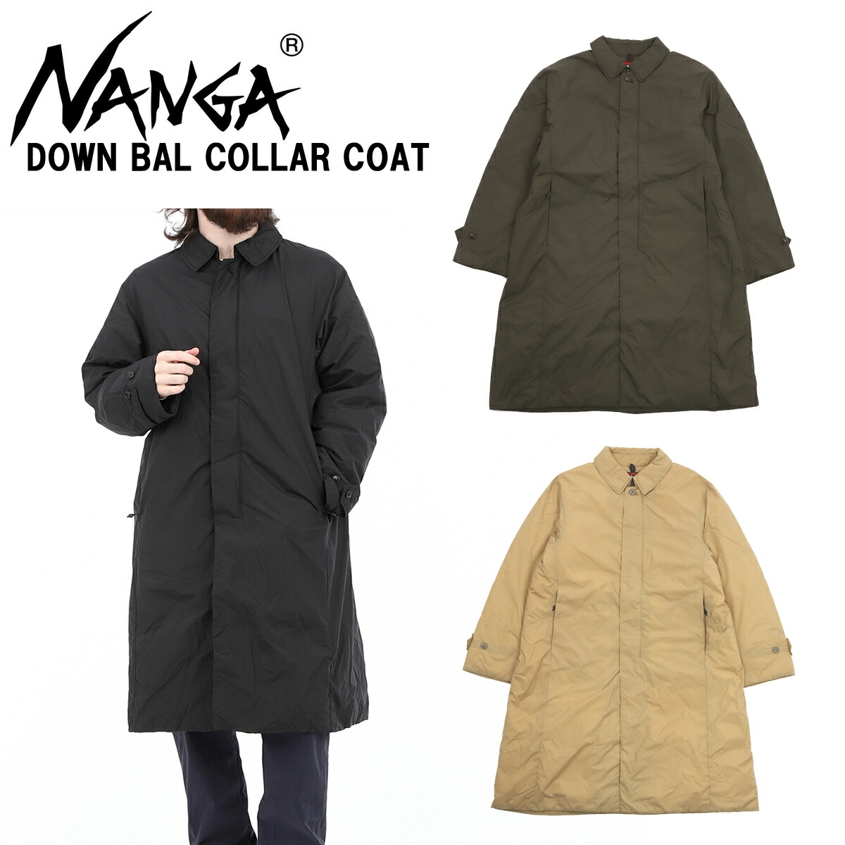 NANGA（ナンガ） ナンガ「NANGA」ダウン バルカラーコートDOWN BAL