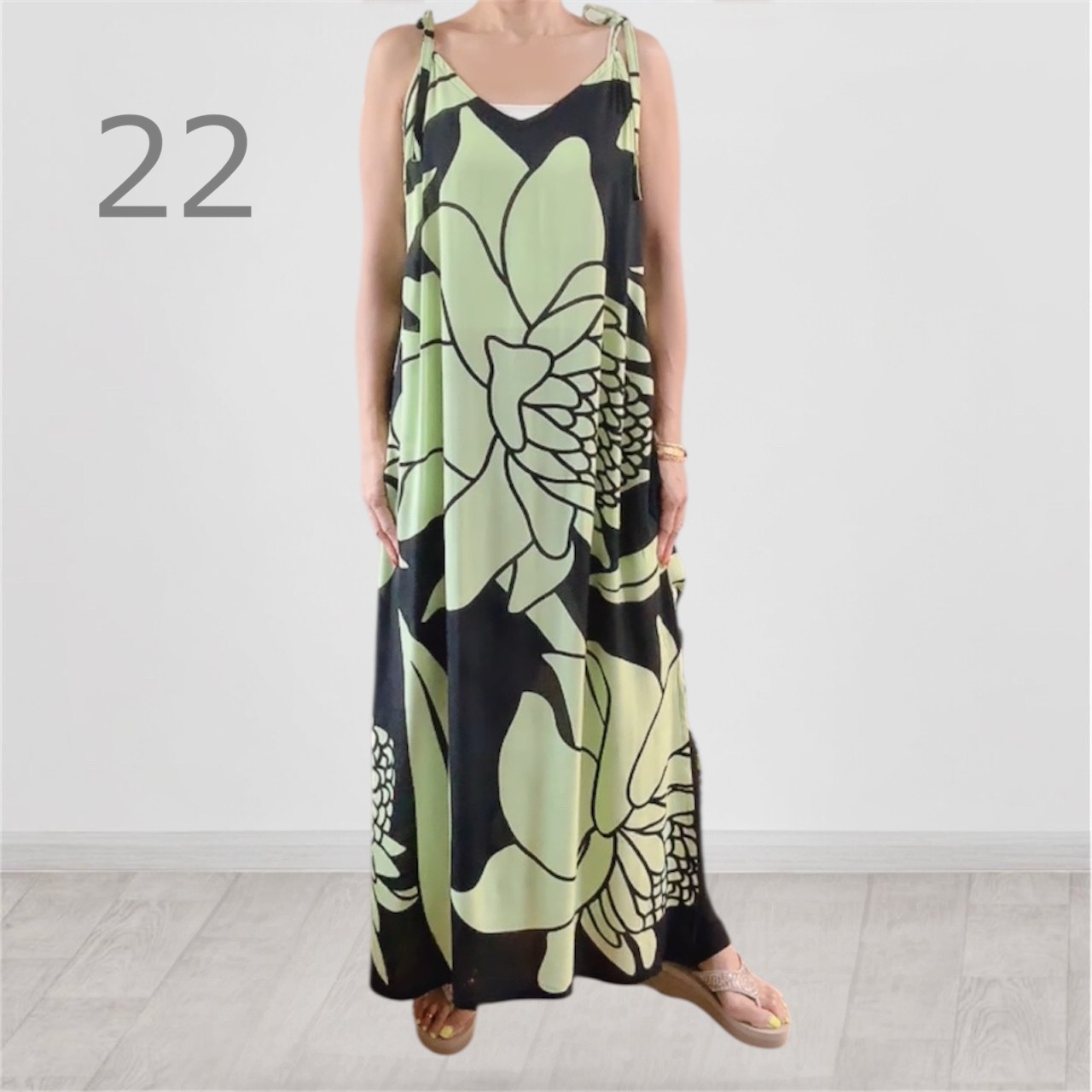 キャミワンピース レディース ワンピ キャミソール ハワイ ハワイアン