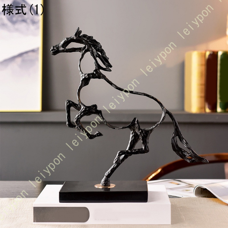干支の馬 装飾品 現代工芸品 美術品 置物 置物