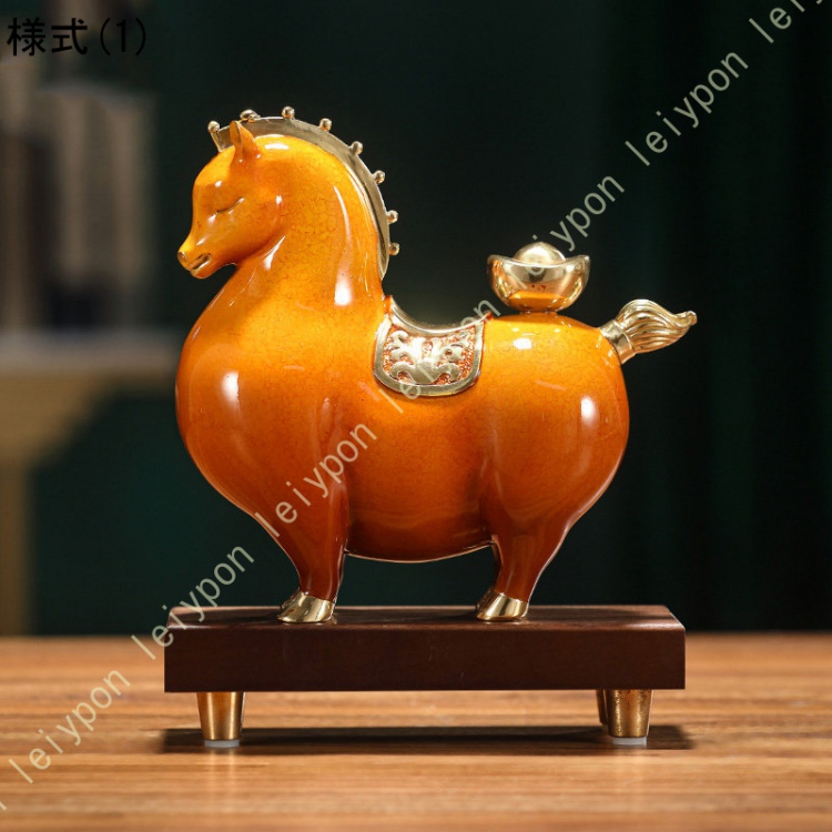 イタリア製 BRASS 真鍮雑貨 真鍮 馬 ブロンズ 置物 ホース 競馬