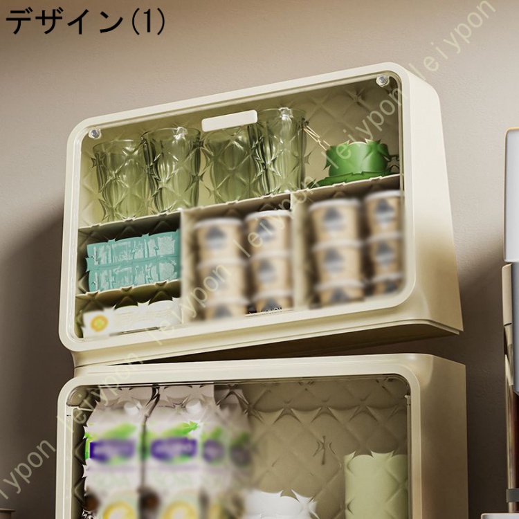 キッチン収納家具 食器ラック おしゃれ デザイン 大容量収納 キッチンキャビネット食器棚 キッチンボード キッチン収納 レンジボード カップボード 上置き |  | 01
