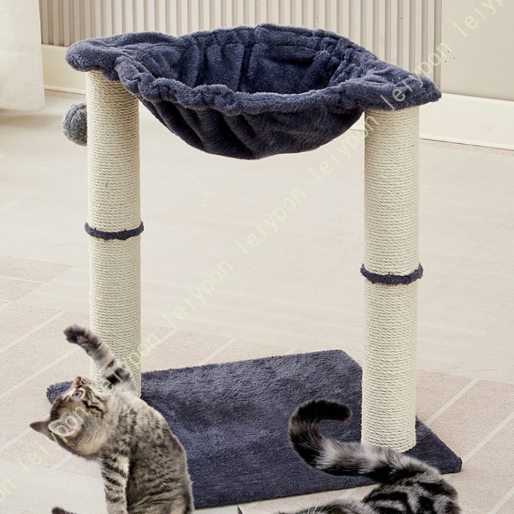 猫 キャットタワー ミニ 低い 小型 据え置き型 猫タワー 爪とぎポール