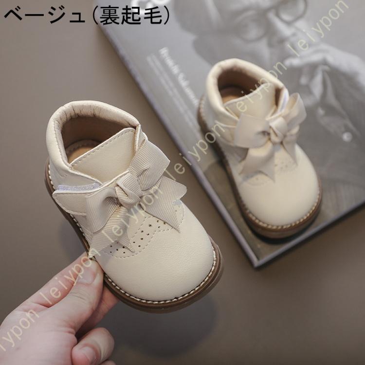 子供ブーツ 男の子 女の子 マジックテープ 蝶結び ウンドトゥ 脱ぎ履き便利 袴ブーツ 通学 旅行 コスプレ もこもこ おしゃれ 履きやすい 裏起毛 ファッション |  | 04