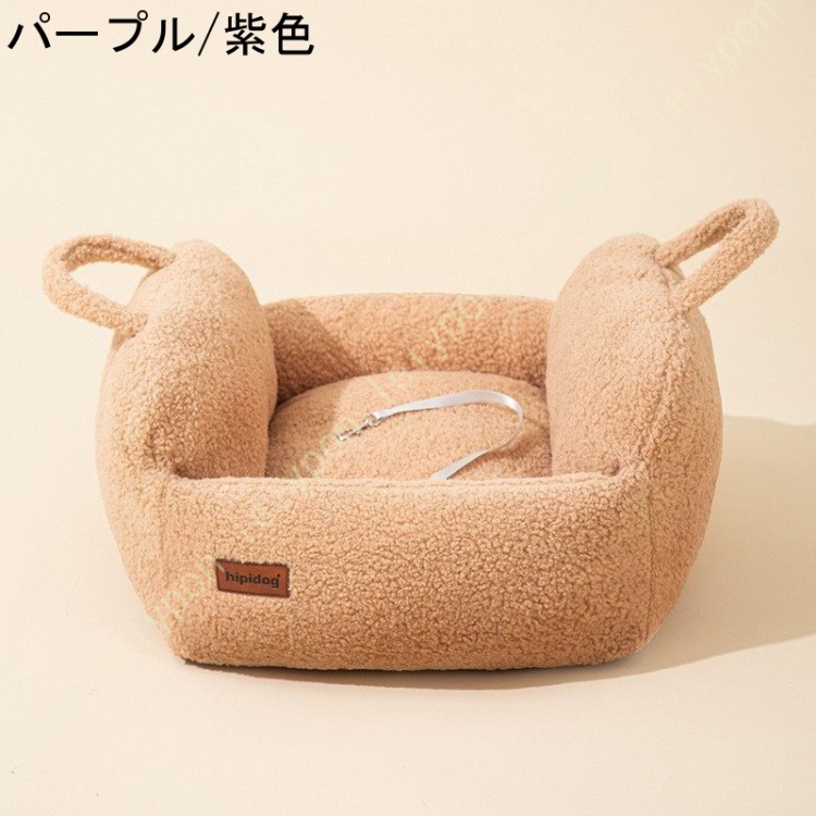 ペット用 ドライブシート ドライブベッド 座席シート ペット用ドライブボックス 小型犬 猫用 キャリーバッグ 助手席用 車載用 飛び出し防止 リード付き |  | 01